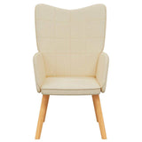 Chaise de relaxation Crème Tissu