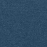 Chaise de relaxation avec tabouret Bleu Tissu