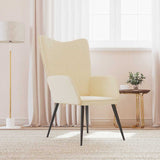 Chaise de relaxation Crème Tissu