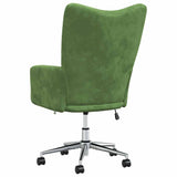 Chaise de relaxation Vert clair Velours