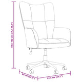 Chaise de relaxation Rose Velours