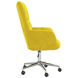 Chaise de relaxation Jaune moutarde Velours