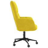 Chaise de relaxation Jaune moutarde Velours