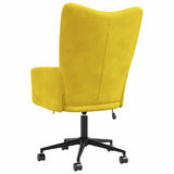 Chaise de relaxation Jaune moutarde Velours