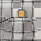 Fauteuil de massage inclinable Gris Tissu