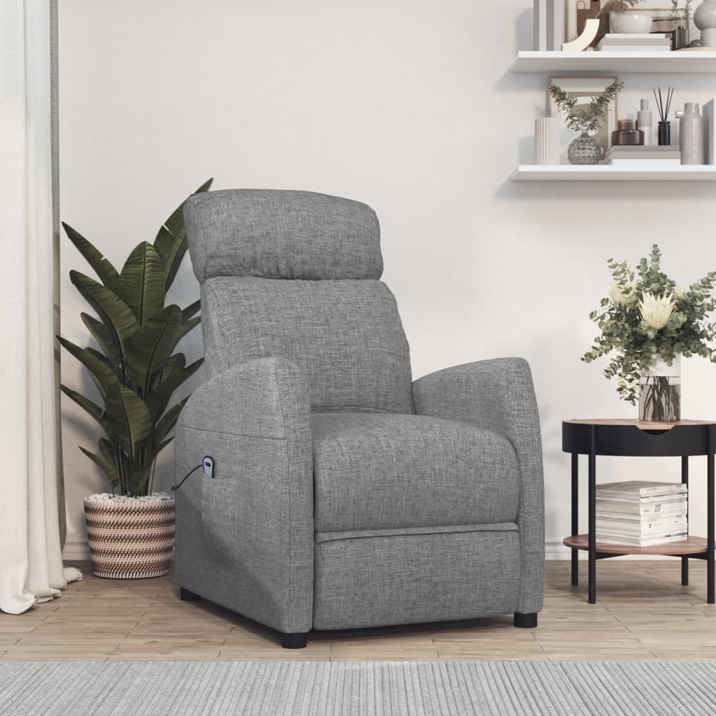 Fauteuil Gris clair Tissu