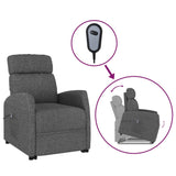 Fauteuil Gris foncé Tissu