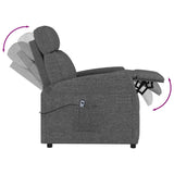 Fauteuil Gris foncé Tissu