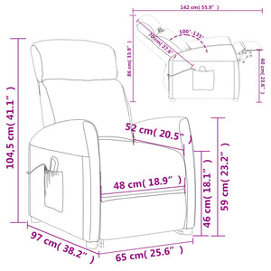 Fauteuil Violet Tissu