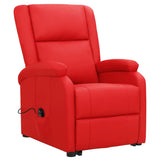 Fauteuil Rouge Similicuir