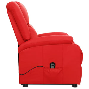 Fauteuil Rouge Similicuir