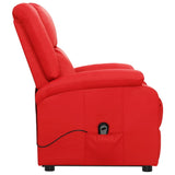 Fauteuil Rouge Similicuir