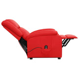 Fauteuil Rouge Similicuir