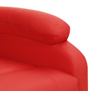 Fauteuil Rouge Similicuir