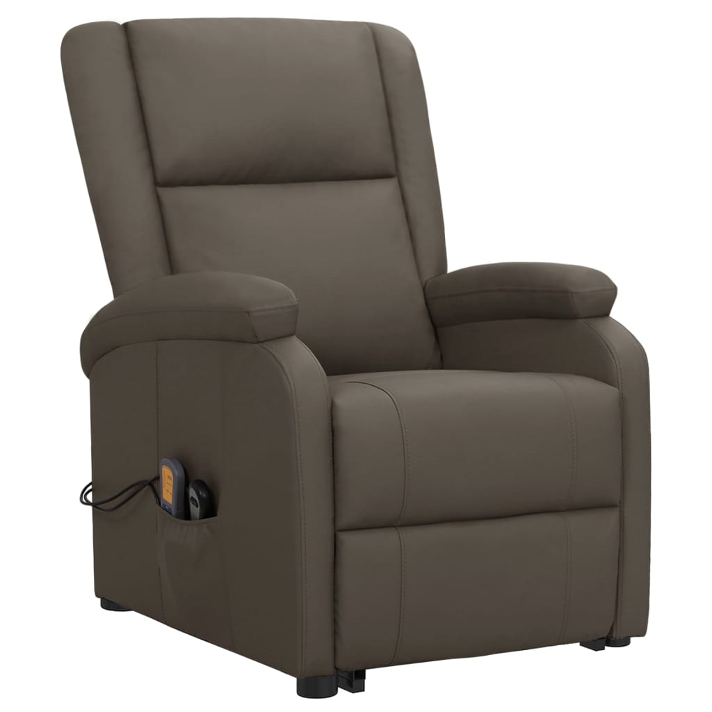Fauteuil de massage Gris Similicuir