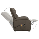 Fauteuil de massage Gris Similicuir