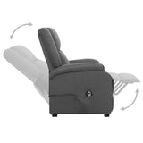 Fauteuil Gris foncé Tissu