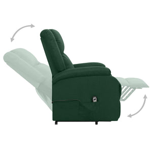 Fauteuil Vert foncé Tissu