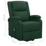 Fauteuil Vert foncé Tissu