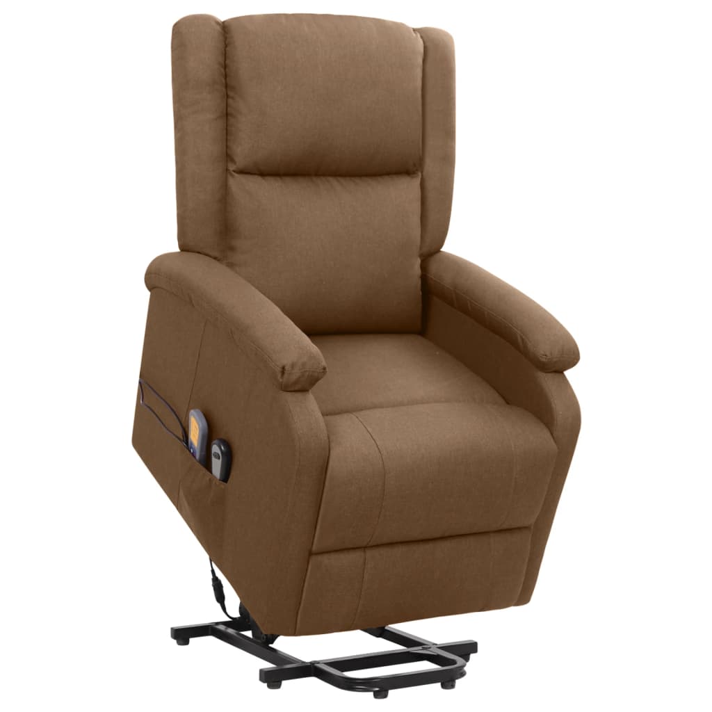 Fauteuil de massage Marron Tissu