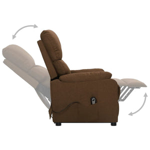 Fauteuil Marron Tissu