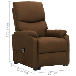 Fauteuil Marron Tissu