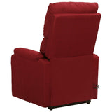 Fauteuil de massage Rouge bordeaux Tissu