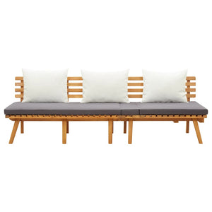 Lit de repos de jardin 200x65 cm Bois d'acacia solide