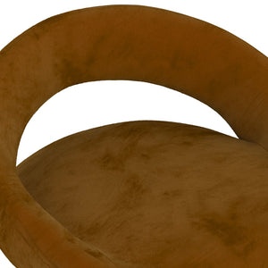 Tabourets de bar lot de 2 marron velours