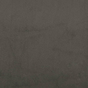 Tabourets de bar lot de 2 gris foncé velours