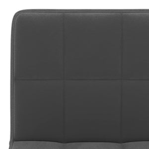 Tabourets de bar lot de 2 noir velours