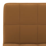 Tabourets de bar lot de 2 marron velours