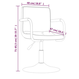 Tabouret de bar Noir Velours