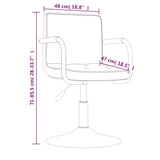 Tabouret de bar Noir Velours