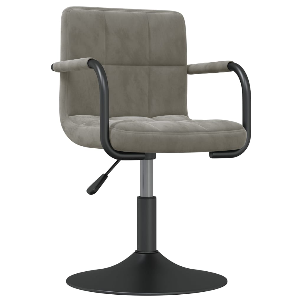Tabouret de bar Gris clair Velours