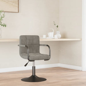 Tabouret de bar Gris clair Velours