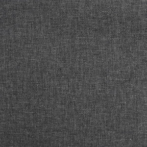 Tabourets de bar lot de 2 gris foncé tissu