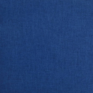 Tabourets de bar lot de 2 bleu tissu