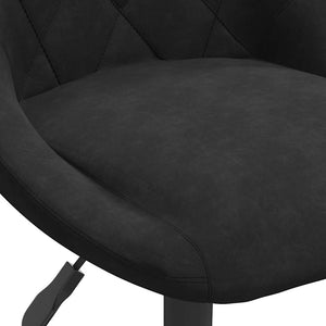 Tabouret de bar Noir Velours