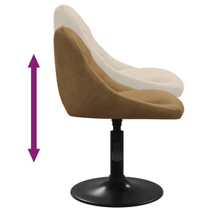 Tabouret de bar Marron Velours