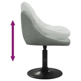 Tabouret de bar Gris clair Velours