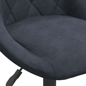 Tabouret de bar Gris foncé Velours