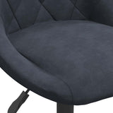 Tabouret de bar Gris foncé Velours