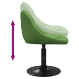 Tabouret de bar Vert clair Velours