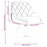 Tabouret de bar Vert clair Velours