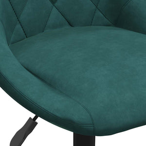 Tabouret de bar Vert foncé Velours