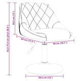Tabouret de bar Vert foncé Velours