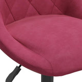 Tabouret de bar Rouge bordeaux Velours
