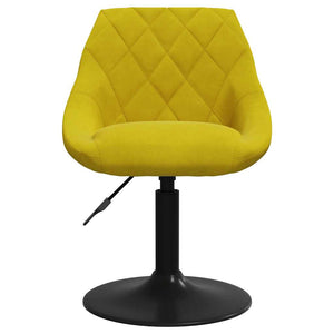 Tabouret de bar Jaune moutarde Velours