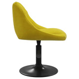 Tabouret de bar Jaune moutarde Velours